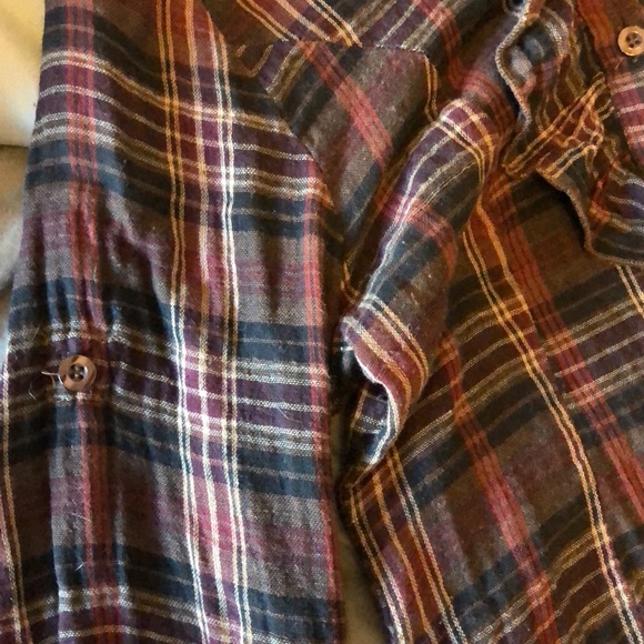 Charlotte Russe Button Down Flannel - Picture 5 of 5